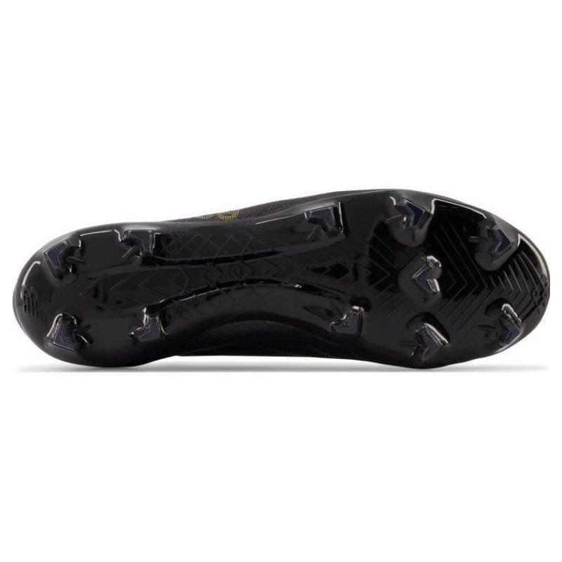 New Balance Furon v7 Pro Men Round Toe Comfort Training FG Firm Ground Fabric Composite Soccer Cleats Black SF1FBK7