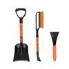 3Pcs Car Snow Removal Kit with Telescopic Foam Grip Multi-Function Wiper Ice Shovel Adjustable Length