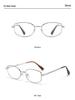 Minimalistische Golddrahtbrille im koreanischen Stil für Damen - High-End, myopiefreundlich, kleines Gestell für runde Gesichter