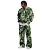 Set da Uomo con Felpa a Strati e Pantaloni Cargo con Vita Elasticizzata