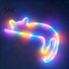 Battery Powered Night Light Cat LED Neon Sign Wall Sconce for Bedroom Decor, Cute Cartoon Animal Creative Gift Kids Light, Energy Saving Decorative