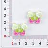 Handmade Transparent Glitter Rabbit Resin Accessories for DIY Phone Cases, Hair Clips, Ties, and Crocs Decorations
