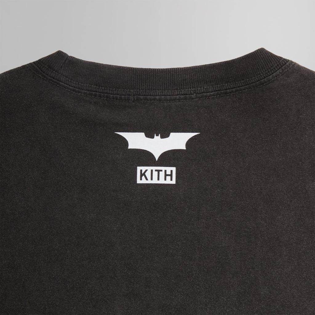Kith X Batman Thug Vintage Tee Black Men Tops KHM032770-001