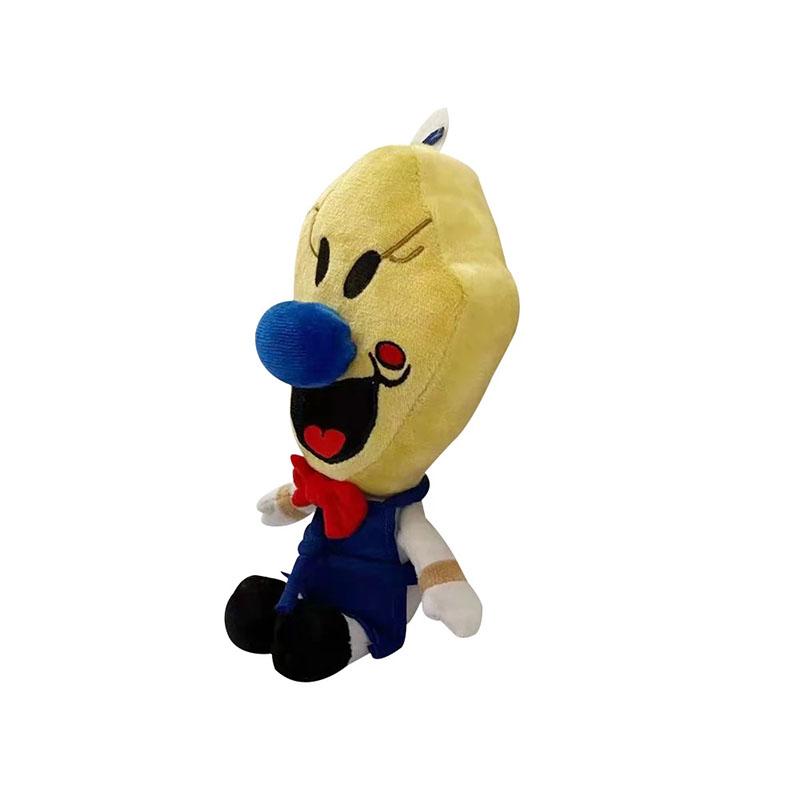 Nouvelle Peluche Ice Scream Rod Jouets en Peluche Doux Poupées de Dessin Animé Personnage de Jeu d'Horreur Décoration Halloween Noël Cadeau pour Enfants 25cm