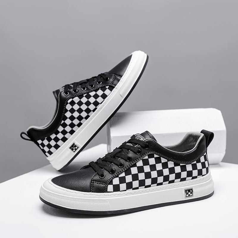 

Модные хипстерские кроссовки Xiaobai Cool Casual Board Shoes для активного отдыха на открытом воздухе, легкие кроссовки для бега, спортивные кроссовки на шнуровке для мужчин 44 чёрный