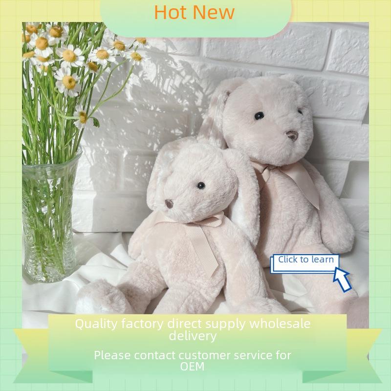 Beżowy pluszowy króliczek Bonnie - Mała lalka króliczek