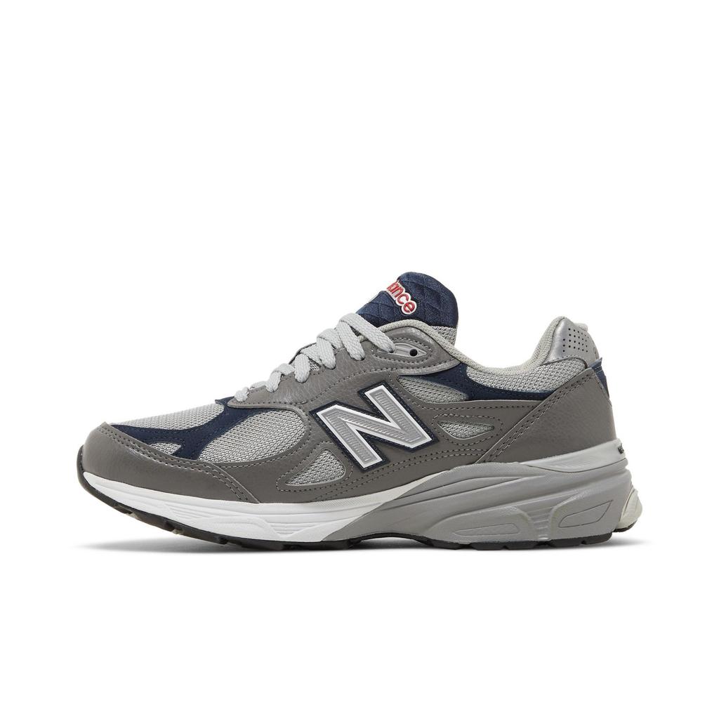 New Balance 990v3 Made In USA 'Elephant Grey' (Unisex) Elephant Grey / Navy Running Shoes M990GJ3
