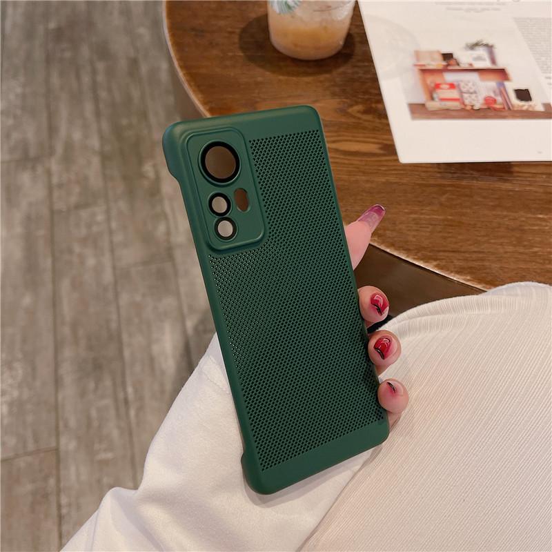 Carcasă fără cadru de disipare a căldurii cu film pentru lentile pentru Xiaomi 12 12x 12s 13 Pro Lite Civi2 Grilă de răcire respirabilă Husă tare pentru PC Protectie din spate