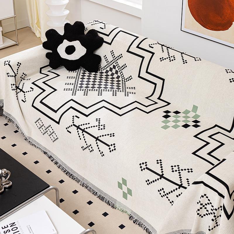 

Чехол для дивана из синели, полотенце для гостиной, диванное одеяло, полное покрытие, универсальное диванное полотенце, пыленепроницаемое, домашний декор 180X130cm зелёный