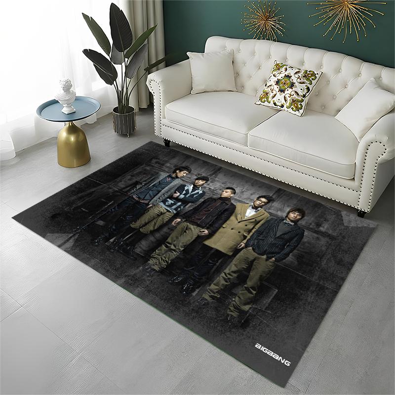 Kpop Bigbang G Dragon Music Star Carpet Rug for Playroom Bedroom Living Room Sofa Home Decor,kid Area Rug Non-slip Floor Mat