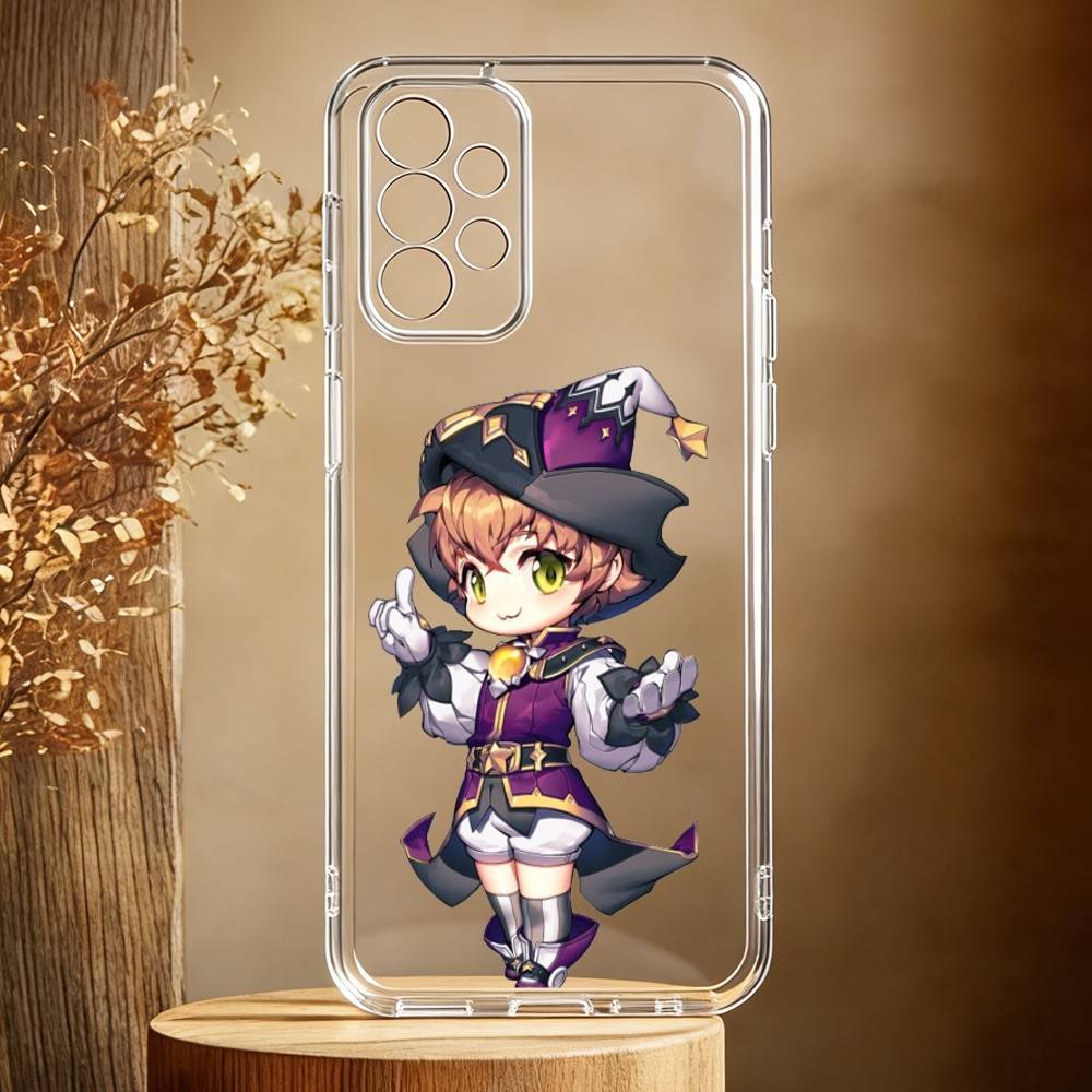 Game M-Maple S-Story-MS Phone Case For Samsung Galaxy A71,A70,A52,A51,A40,A30 Transparent Cover