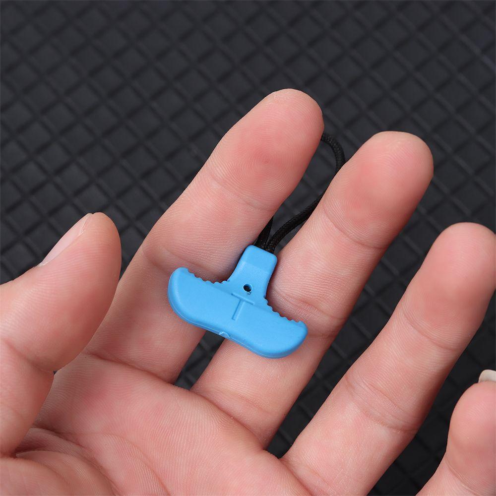 5PCS Colorful TPU T-shaped Zipper Backpack Zipper Puller Replacement Tactical Bags Zipper Pull Fixer Clothing Accessory Tools