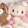 Cute Furry Doll Pendant Cartoon Sweet Girl Plush Pendant Bag Pendant Portable Keychain Gift For Girlfriend