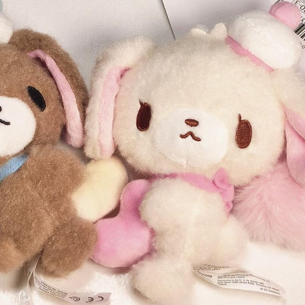Cute Furry Doll Pendant Cartoon Sweet Girl Plush Pendant Bag Pendant Portable Keychain Gift For Girlfriend
