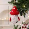 Christmas Gnome Hanging Decoration Mushroom Elf For Holiday Decor