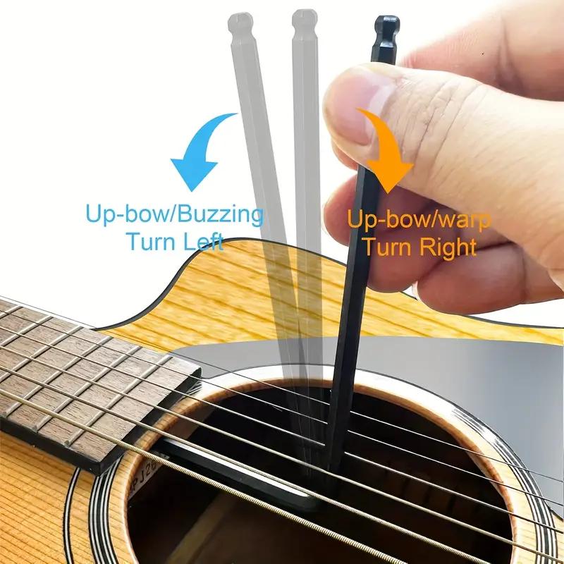 13Pcs Guitar Allen Wrench Set 4mm 5mm Ball End Truss Rod Wrench 7mm 8mm Truss Rod Hex Box Wrenches for Guitar Neck Bridge Screw