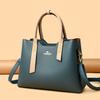 This Fashionable Color-blocking Bag Is Simple Elegant and Stylish for Ladies. It's A Hand-held Shoulder Bag