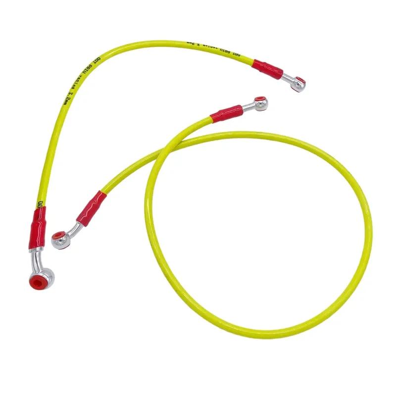 45cm-90cm Motorcycle Dirt Bike Braided Steel Hydraulic Reinforce Brake Line Clutch Oil Hose Tube for Most Motorcycle