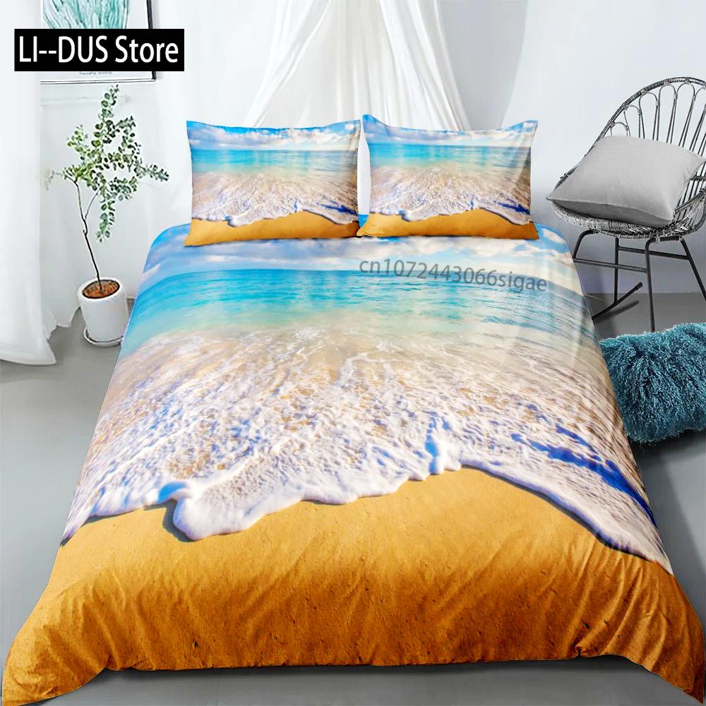 Comforter Sunset Hawaii Long Beach Gorgeous King Queen Double Full Twin Single Size Set
