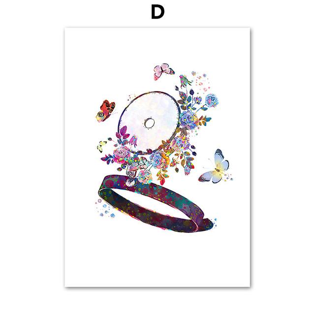 Anatomisches Innenohr, Leinwandmalerei, Audiologie, Cochlea, nordische Poster und Drucke, Wandkunst, Bilder für medizinische Klinik, Dekor, kein Rahmen