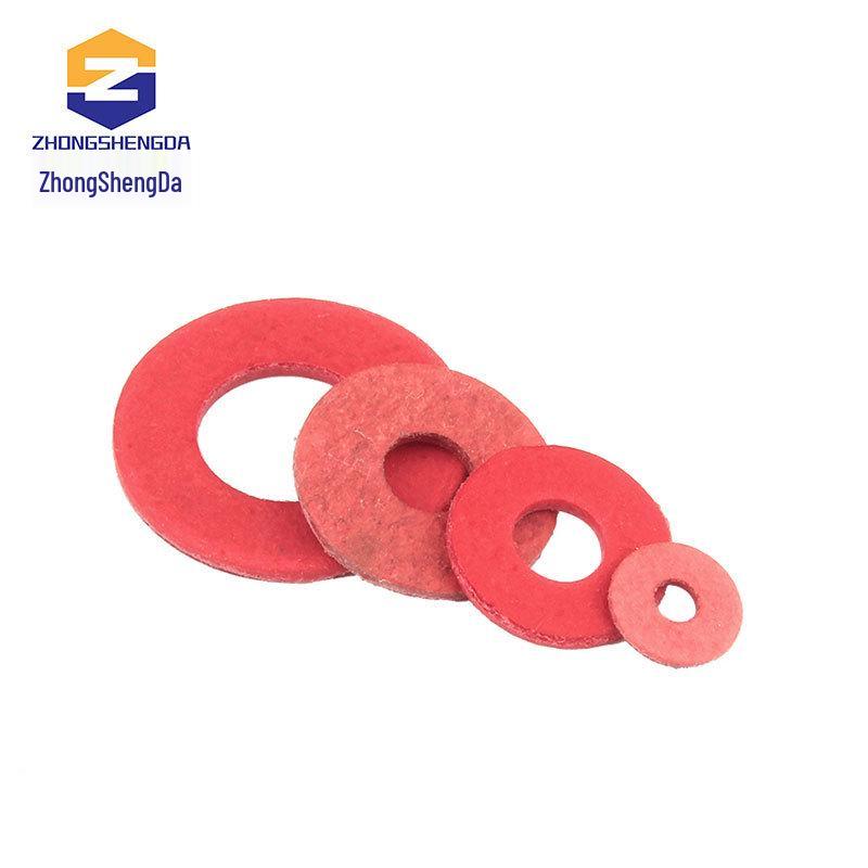 Red Insulating Bakelite Paper Gasket and Flat Washer for M2-M8