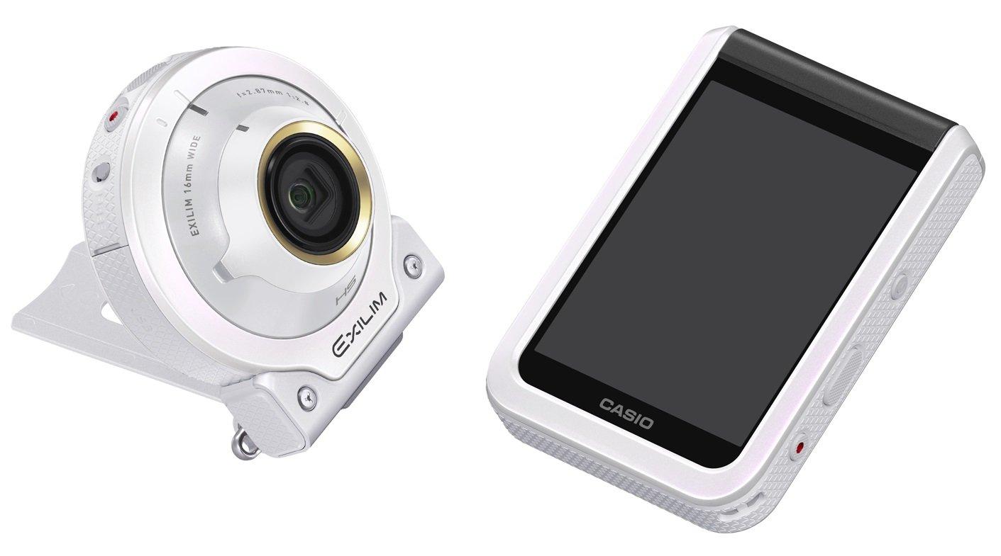 

CASIO Digital Camera EXILIM Separate camera and monitor Easy selfies Three special selfie features EX-FR100LWE білий