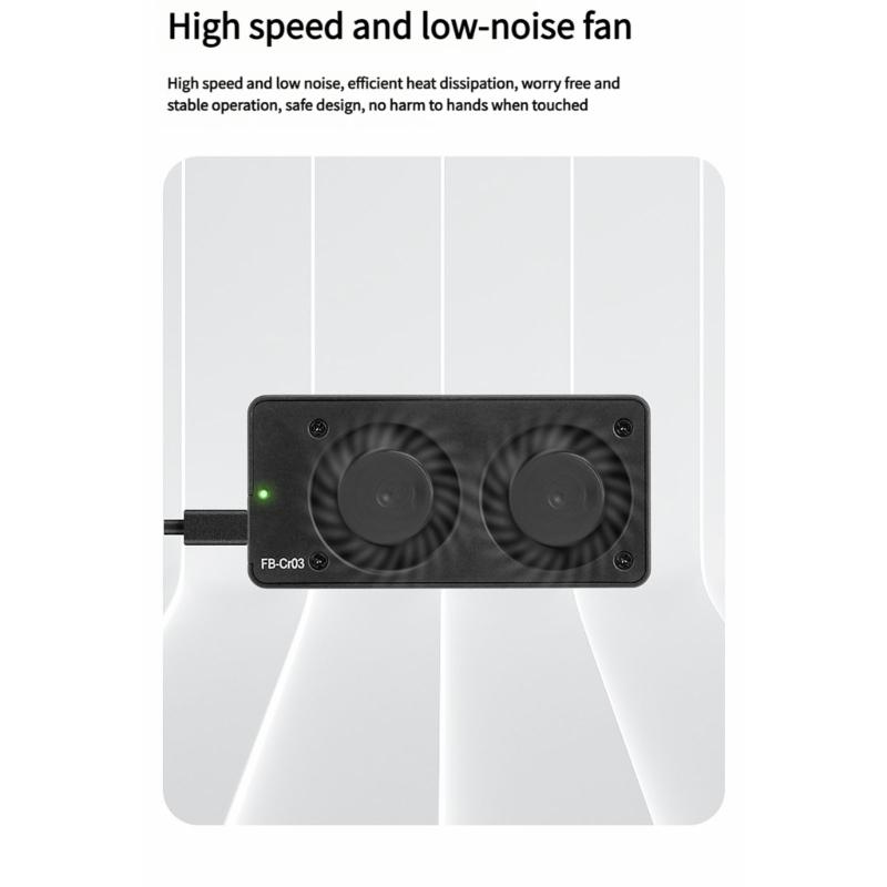 360 Camera Heat Dissipation Device Rapid Cooling Technology Waterproof Construction Plastic Metal For Adventure Photography Gear