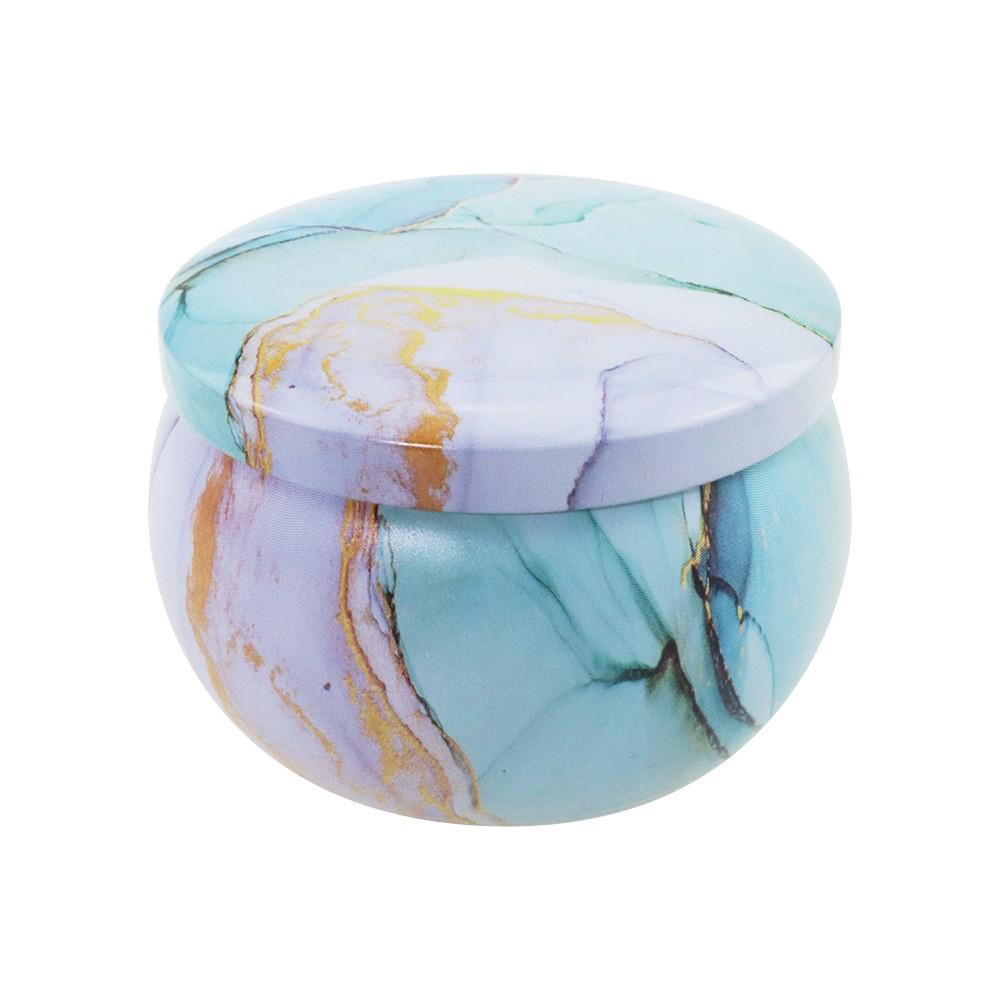 4.4oz Aroma Candle In Drum-shaped Tinplate Gift Jar