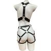 Women Sexy Bondage Harness Set Leather Lingerie Fetish Couple Underwear Thigh Garter Stocking Women's Harness Bra Sword belt