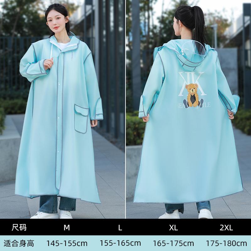 N New Raincoat Female Electric Car Integrated Long Full Body Male Rainstorm Battery Car Riding Adult Single Poncho