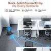 HUIDUN H80 3500U Avec Clavier QWERTY Mini PC avec AMD Ryzen™ 5 16 Go de RAM + 512 Go de SSD AMD Radeon™ RX Vega 8 Windows 11 Pro