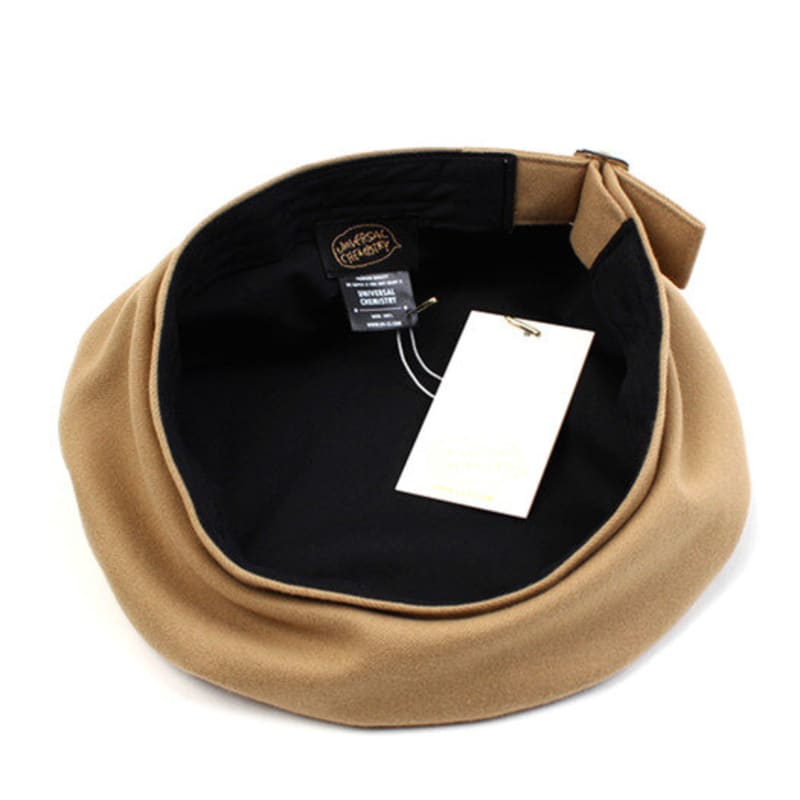 Universal Chemistry Belted Beige Wool Beret woolBeret