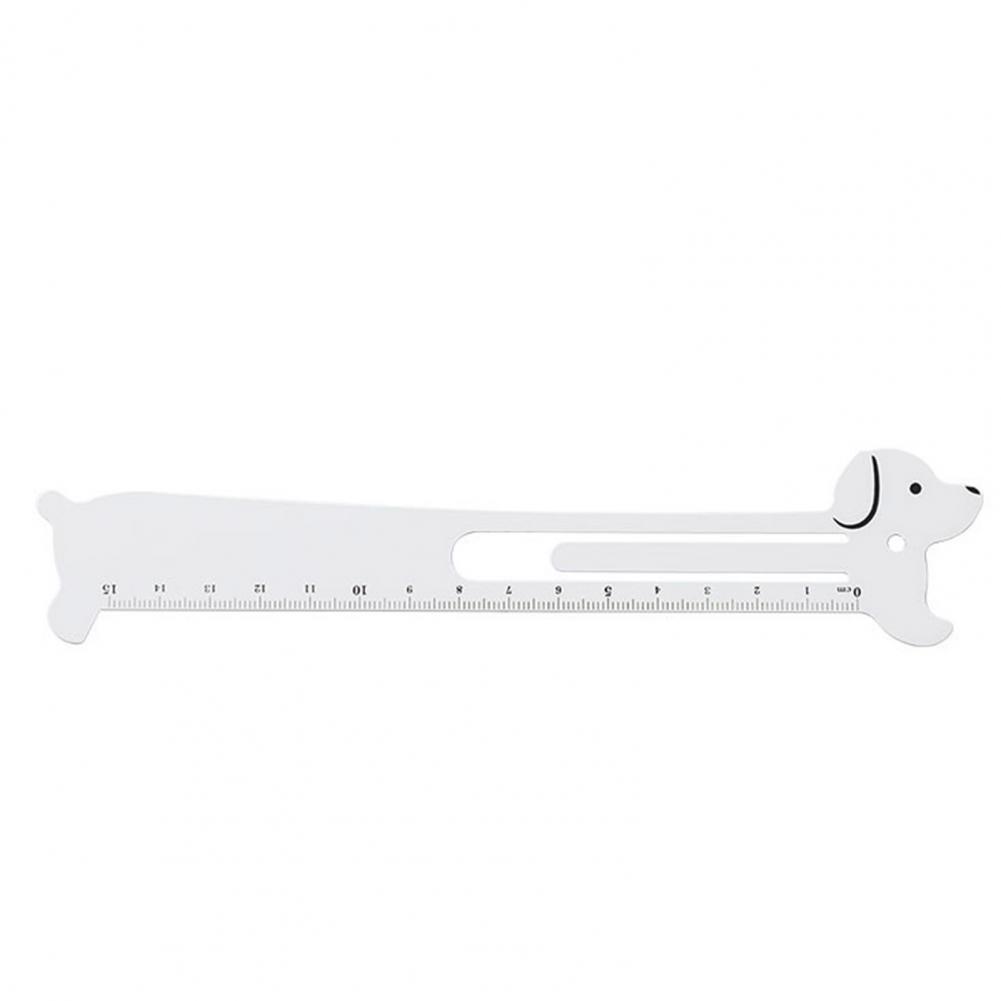 19cm Metal Bookmark Ruler Cartoon Shape Adorable Not Easily Deformed Measuring Scale Ruler Book Holder Clip Home School Supplies