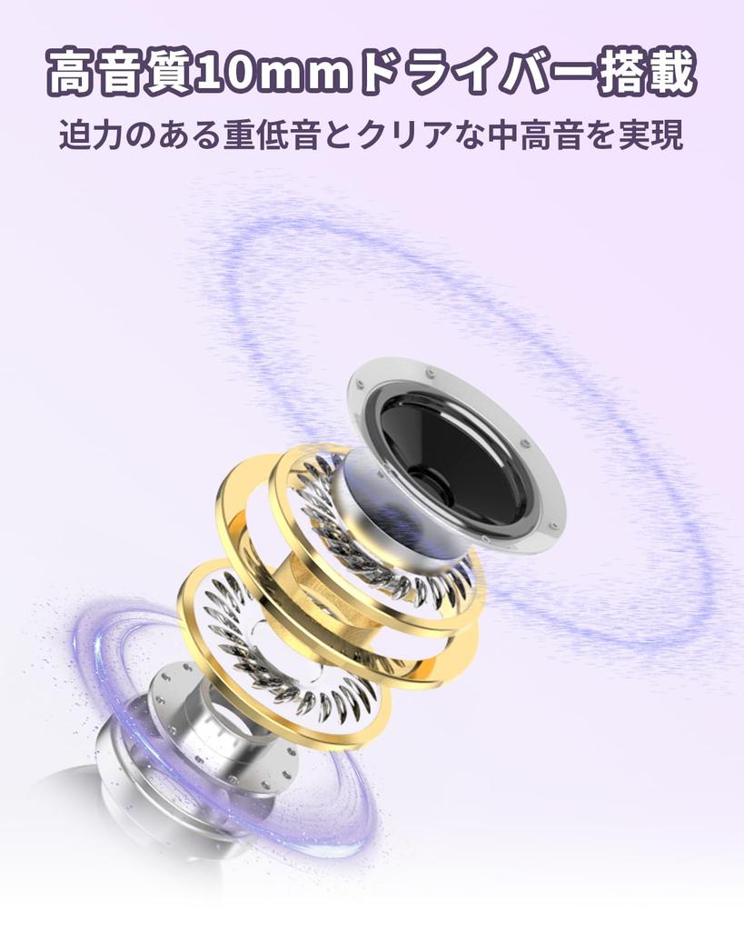 [2025 New Trend - Ear Cuff Style - Bone Conduction Innovation] Bluetooth Wireless Open-Ear Earphones, Bluetooth 5.4, ENC Calling, 30 Hours of