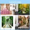 Stunning Waterproof Shower Curtains With Artistic Floral 3d Design For Modern Bathrooms