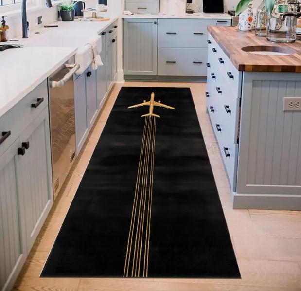 Pilot Gifts Airplane Gifts Aviation Runner Plane Runner Rug Runway Rug Plane Carpet Aviation Decor Airline Rug Airport Rugs