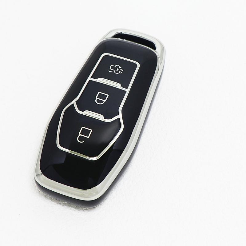 Tpu Keyless Shell For Ford Explorer Edge Galaxy Fiesta Kuga Mk3 Mk4 Focus Fusion Mondeo 5 Mk5 Mustang F-150 Car Key Case Cover