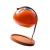 Aroma Wax Melting Lamp Retro Wood Storage Tray Glass Candle Warmer Lamp Bedroom Bedside Ambient