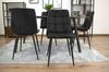 KARA Chair - Black Velvet X 4