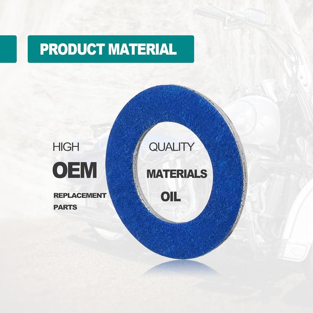15 Pcs Aluminum Oil Drain Plug Gasket - 12mm OEM Oil Drain Plug Washer Gaskets - Compatible/Replacement for Toyota Lexus Scion Crush Washer Seals