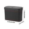 2024 New Portable Hanging Mini Car Trash Can,Wastebasket Trash Can With Lid, For Car Office Home,Auto Storage Bin Accessories