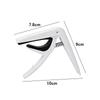 guitar lightweight compatible with and bass Soft key change Suitable for beginners and One-touch capo, plastic, acoustic, electric, guitars. pad,