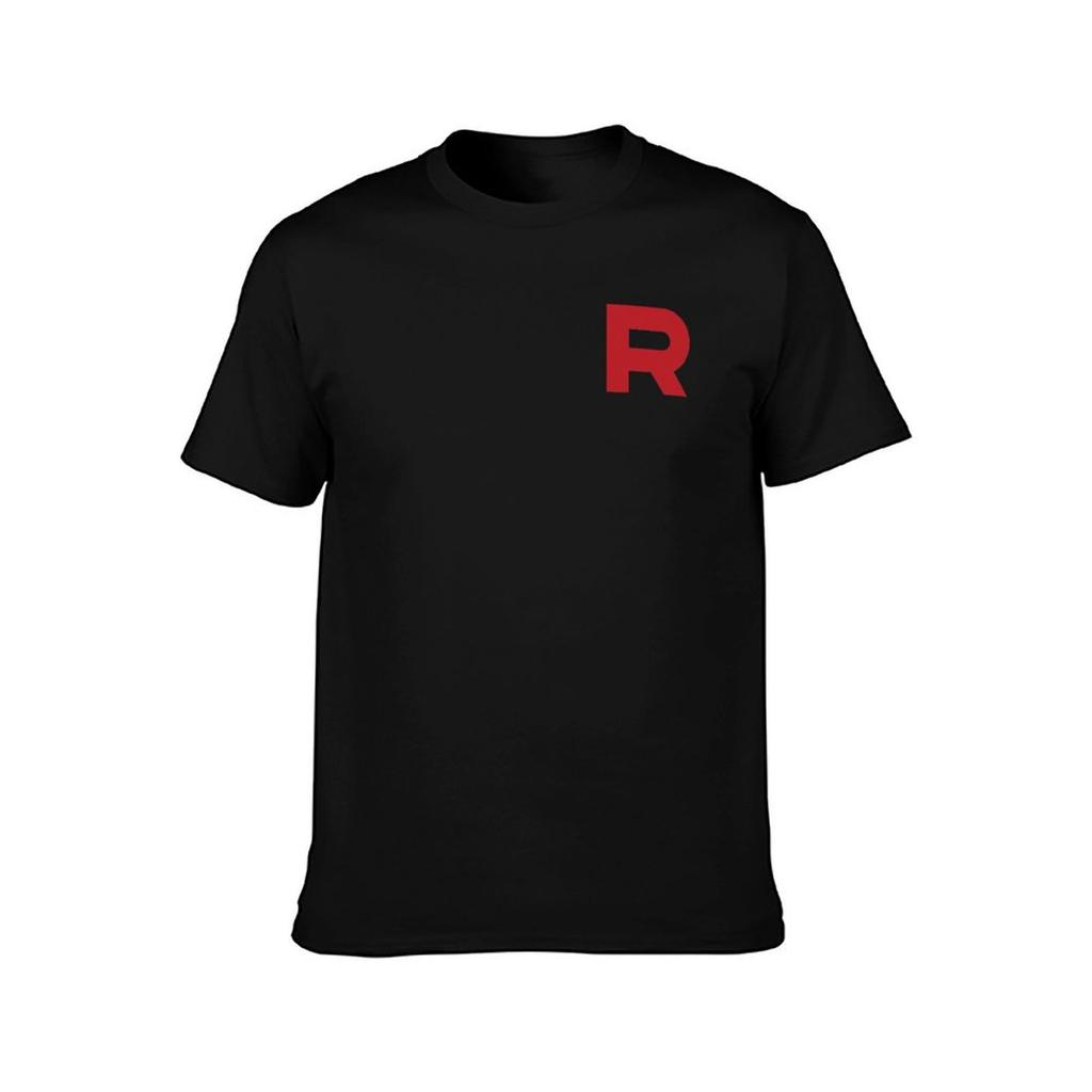 Team Rocket T-Shirt Customizeds Boys Whites Tees Fitted T Shirts for Men