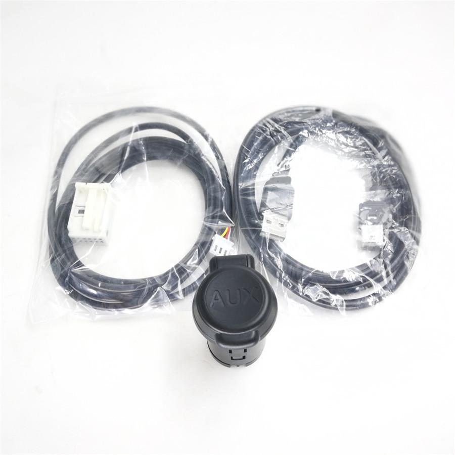 Stereo Aux-In Usb Switch Panel Aux/Usb O Wire Adapter For Peugeot 307 407 308 408 508 3008 Rd43 Rd45