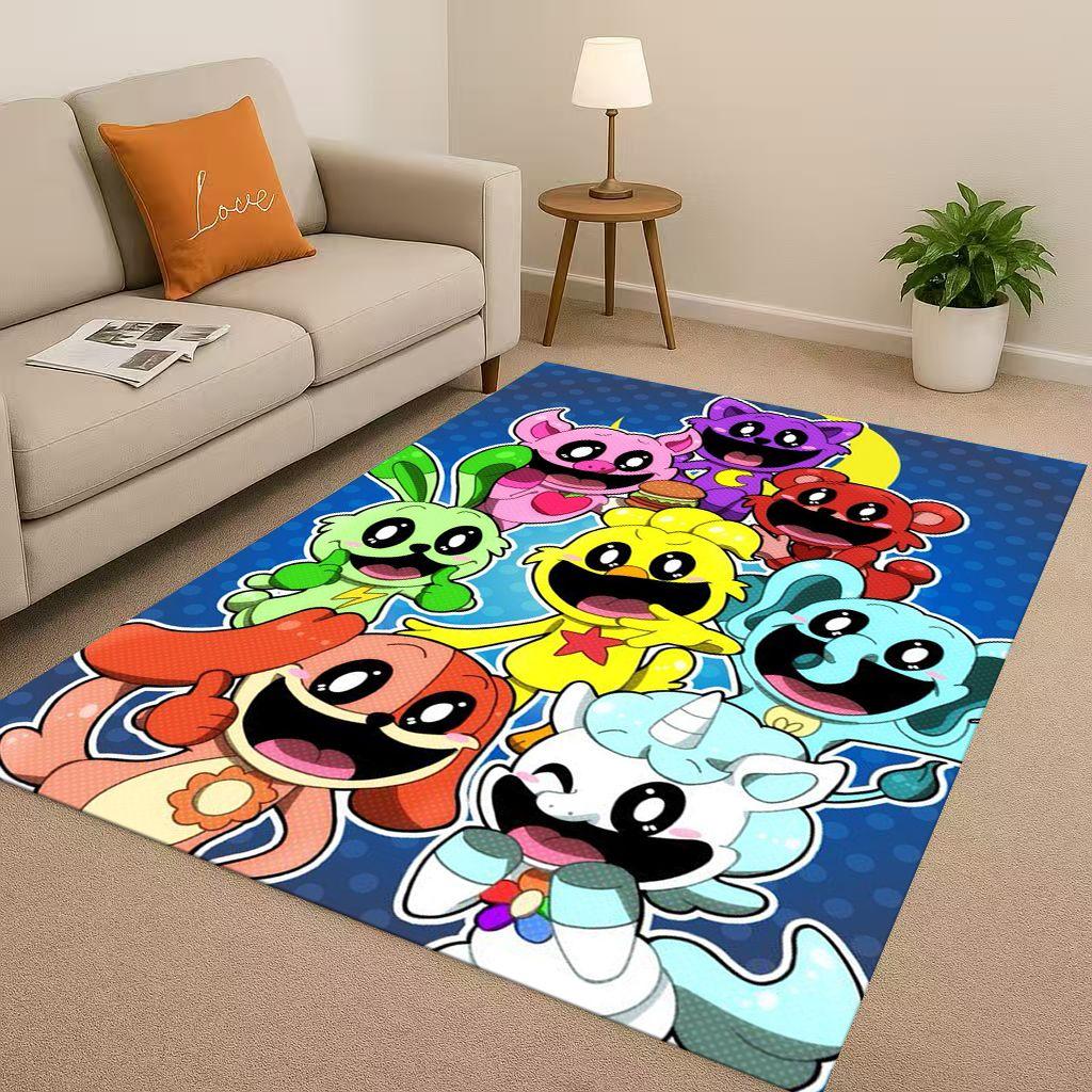 Classic Cartoon S-Smiling C-Critters Craftycorn Catnap Living Room Non-Slip Area Rug Carpet for Bedroom Sofa,Home Decor Doormat