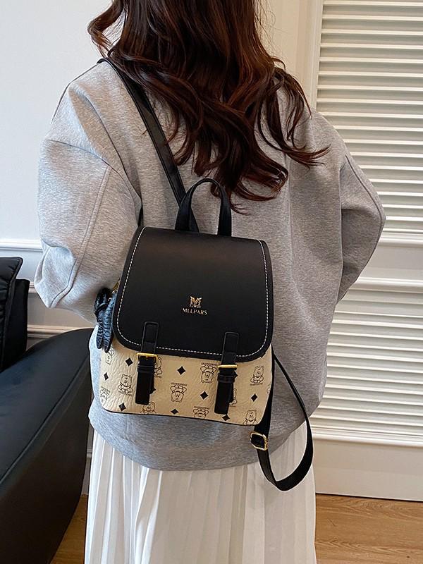 2025 Autumn Lightweight American Luxury Printed Versatile Backpack