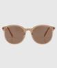 Tuditeo Yok Daily Round Uv-Blocking Nylon Lens Sunglasses C4 Light Brown