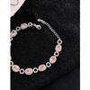 BELLA BOX Exquisite Luxury Handmade Oval Multi-color Zircon Bracelet Suitable For Women's Daily Party Fashion Jewelry