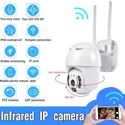 1080P al aire libre impermeable c/ámara de vigilancia HD 360 grados giratorio c/ámara de monitor remoto wifi