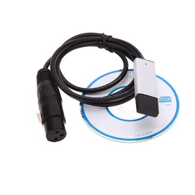 Lixada USB To DMX Interface Adapter LED DMX512 Computer PC Stage Lighting Controller Dimmer